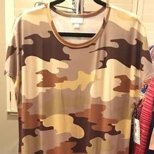 LulaRoe XL Camo Maria Dress